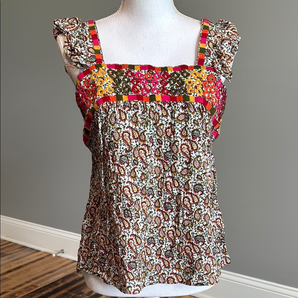 THML Floral Multicolor Women's Top size small